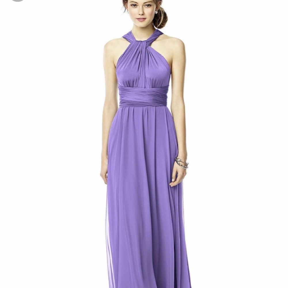 NWT Dessy Luxtwist Wrap Dress Bridesmaids Prom